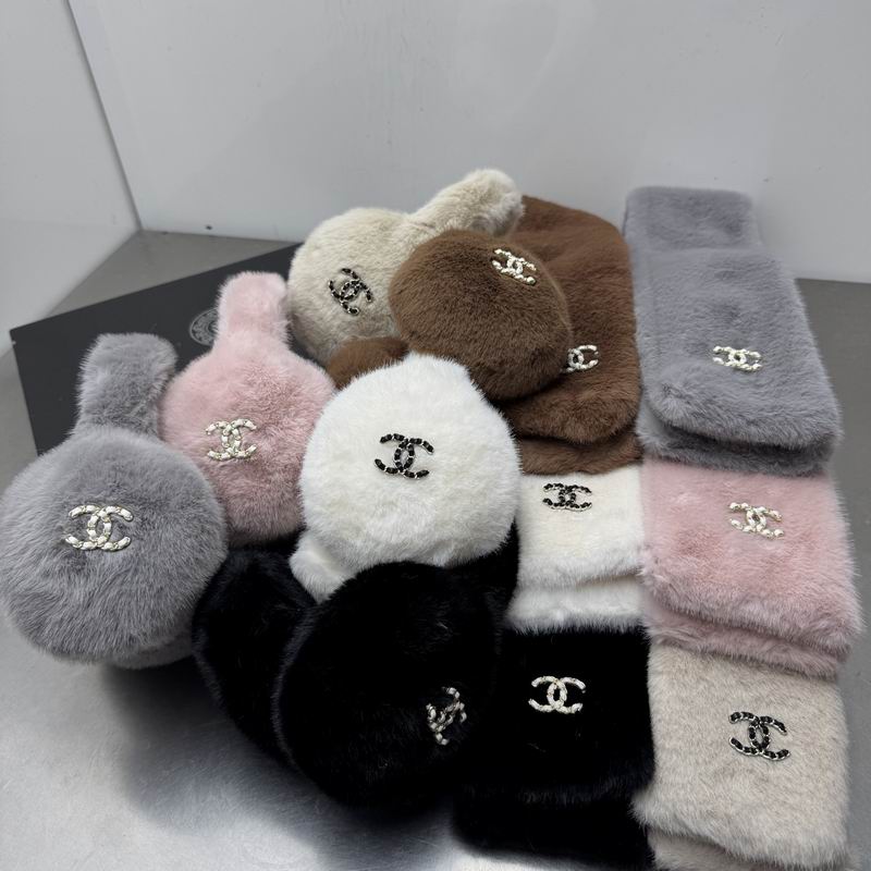 Chanel Earmuff Scarf dx28
